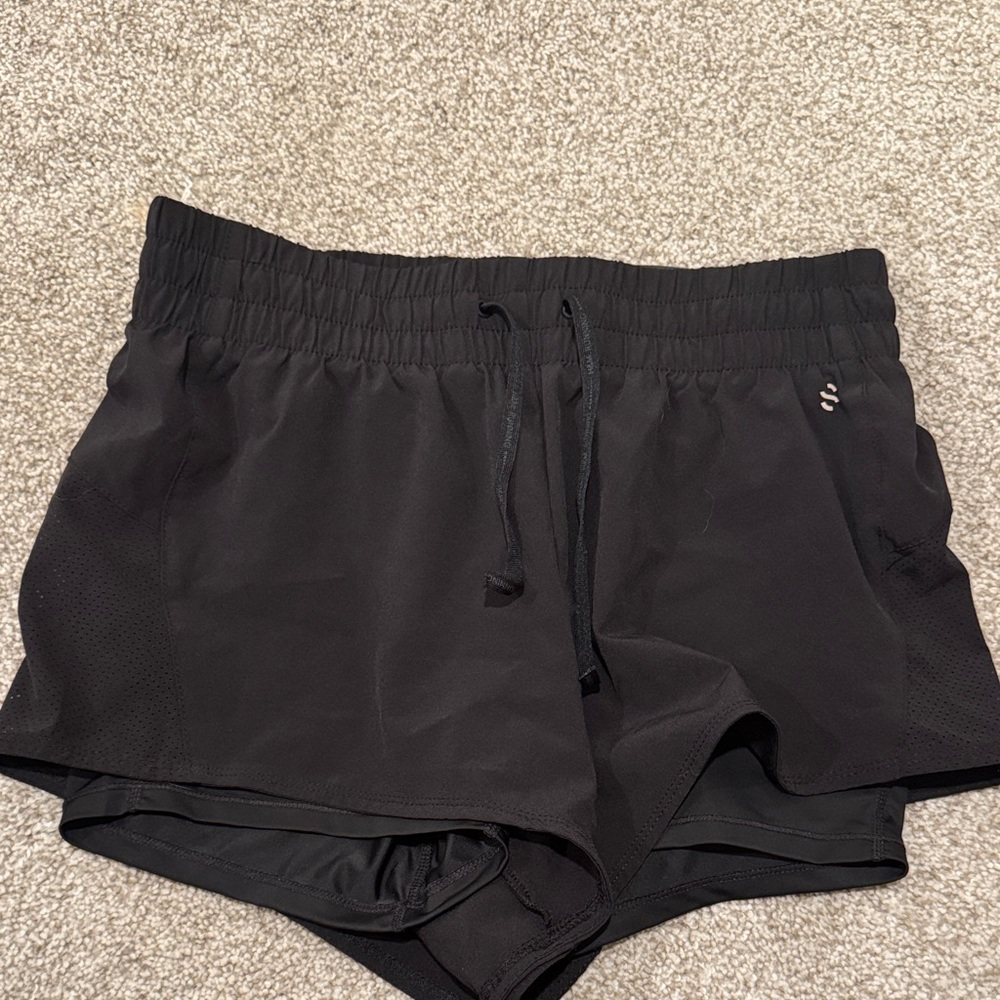 H&M Black Athletic Shorts for Women